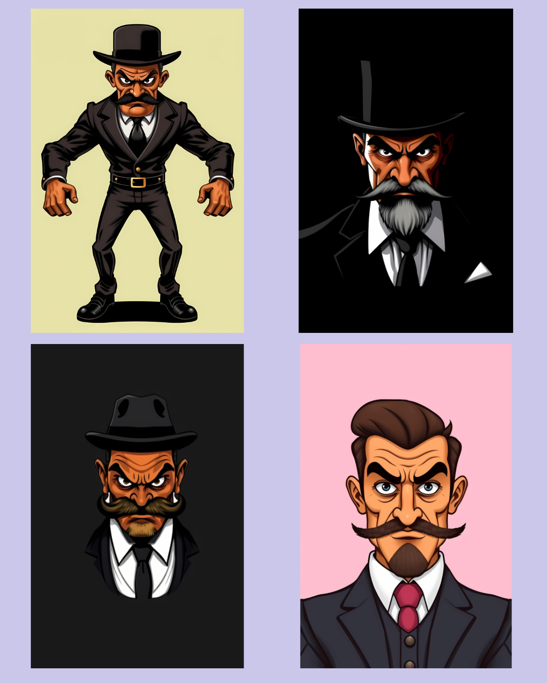 Funny Angry Gentleman 8K Wallpaper Pack | iPhone & Samsung Backgrounds (Digital Download)